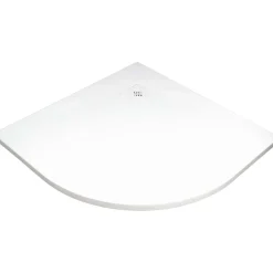 Piatto doccia acrilico semicircolare Idrostile 90x90 cm bianco