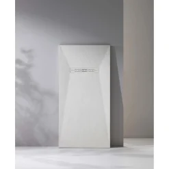Piatto doccia in marmoresina Advance 80x120 cm bianco