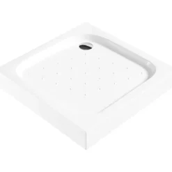 Piatto doccia quadrato Idrostile Punk con coperchio 90x90 cm bianco
