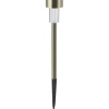 Picchetto solare a LED 5,5x5,5x40 cm Argento