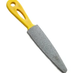 Pietra cote smeriglio con manico H 30 cm