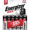 Pila alcalina Energizer MAX ALK AA 6 pz