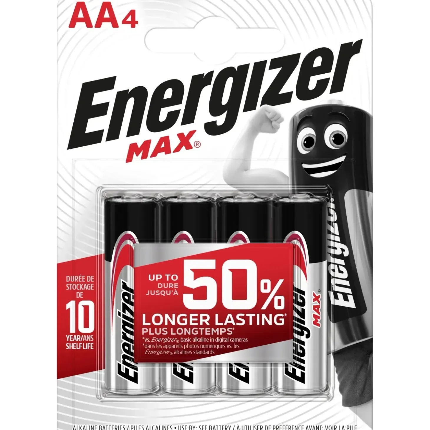 Pila alcalina Energizer MAX ALK AA Stilo 4 pz