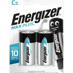Pila alcalina Energizer MAX PLUS ALK C 2 pz