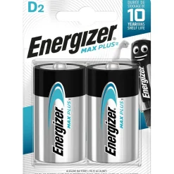 Pila alcalina Energizer MAX PLUS ALK D 2 pz