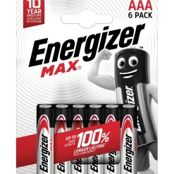 Pila alcalina MAX ALK AAA 6 pz