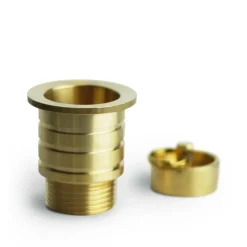 Piletta in ottone filettata con tappo Pil 20 mm (3/4")