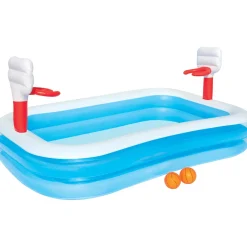 Piscina fuori terra gonfiabile Bestway Family Basketball 251x168x102 cm