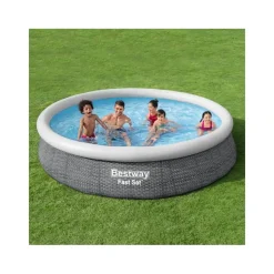 Piscina fuori terra gonfiabile in pvc Bestway Fast Set Ø 366 x H 76 cm
