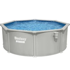 Piscina fuori terra rotonda con pareti in acciaio Hydrium™ 366x122 cm
