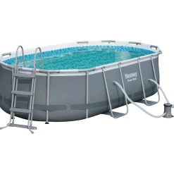Piscina fuori terra tubolare in pvc/acciaio Bestway Pw SteelFrame 424x250x100 cm