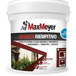 Pittura al quarzo MaxMeyer per esterni bianco 4 l