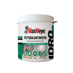 Pittura antimuffa MaxMeyer Idrosafe traspirante bianco 0,75 l