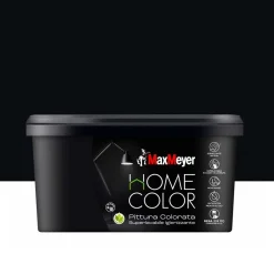 Pittura home color superlavabile igienizzante nero 2,5 l