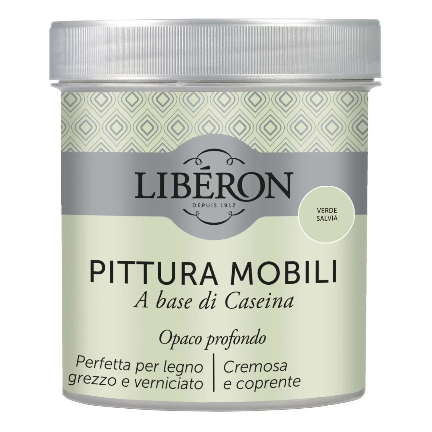 Pittura Mobili a base di Caseina Verde salvia 0,5 l