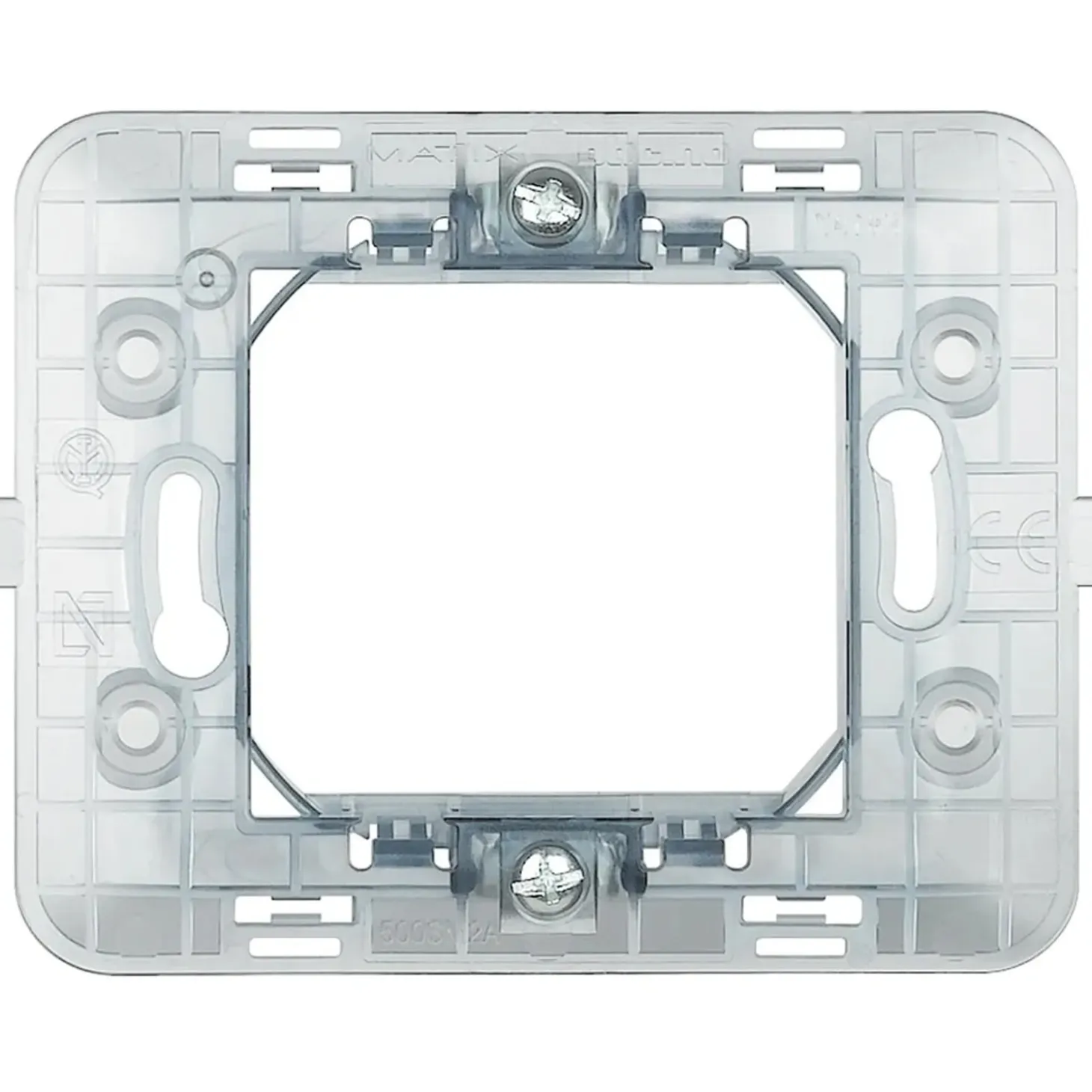 Placca di supporto per scatole incasso tonde TT 2P Bticino Matix