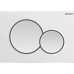 Placca Geberit Sigma 01 bianca