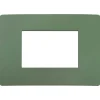 Placca Plana Up 3 moduli salvia