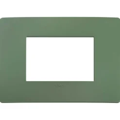 Placca Plana Up 3 moduli salvia
