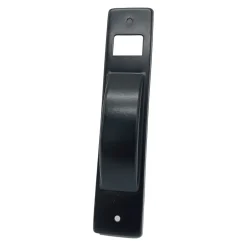 Placca tapparella semincasso in acciaio inox 6 m nera