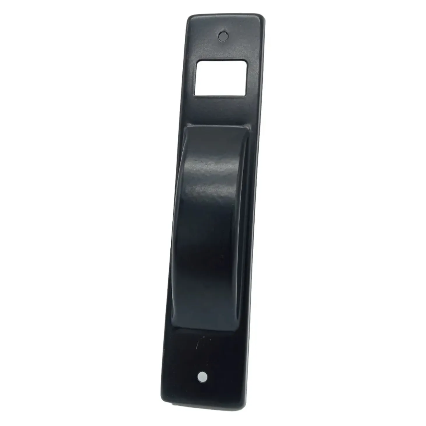 Placca tapparella semincasso in acciaio inox 6 m nera