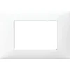 Placca Vimar Plana 3 moduli bianco