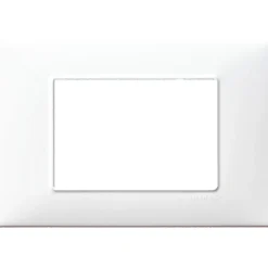 Placca Vimar Plana 3 moduli bianco