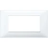 Placca Vimar Plana 4 moduli bianco