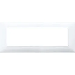 Placca Vimar Plana 7 moduli bianco