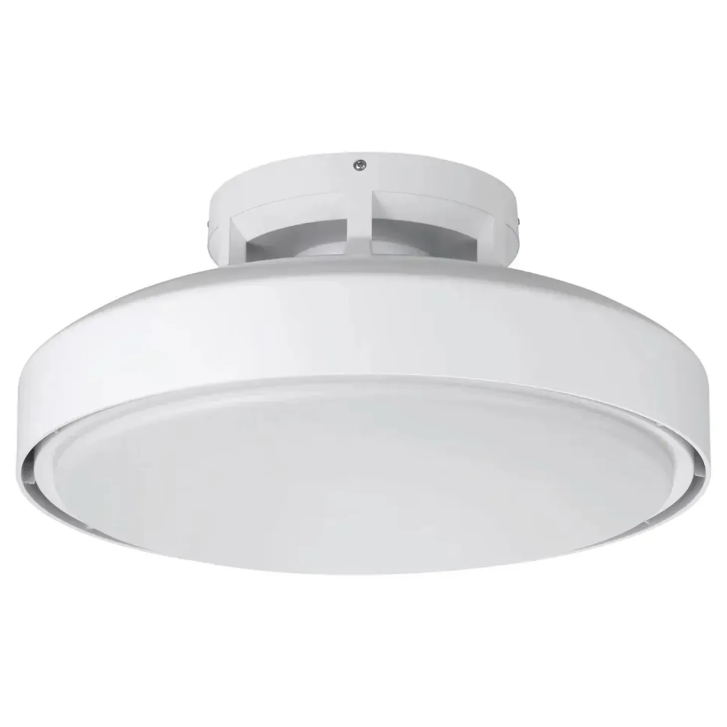 Plafoniera LED con ventilatore Morenci 5200 lm CCT Ø 48 cm bianco