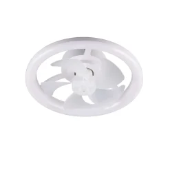 Plafoniera LED con ventilatore Pajala 2600 lm bianco caldo Ø 40x40 cm