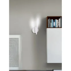 Plafoniera LED Ilary 850 lm bianco neutro 35,5x16x5 cm bianco