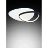 Plafoniera LED Kiara 2880 lm bianco neutro RGB 70x57 cm bianco e nero