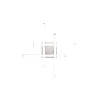 Plafoniera LED Route 2000 lm 45 cm