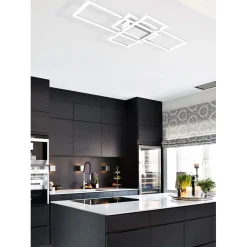 Plafoniera LED Sary 3650 lm bianco neutro 83x35x11,5 cm