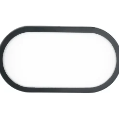 Plafoniera LED Shelly ovale 1900 lm 15x22x8 cm
