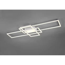 Plafoniera LED Trio Irvine 7100 lm bianco neutro 105x42x6 cm bianco