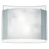 Plafoniera Righe 28x35x17 cm bianco