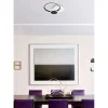 Plafoniera tonda LED in metallo Tara 32 W 3000-6000 K bianco e nero