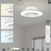 Planofiera LED 70W con ventilatore 30W Alisio Mini 16,5x52,5 cm bianco