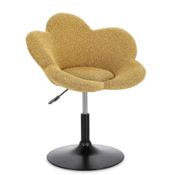 Poltroncina fiore 69x55x81 senape