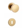 Pomolo modello tondo con quadro rosette patent bronzata
