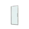 Porta a battente doccia estensione cm 72-76 cromo stampato