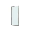 Porta a battente doccia estensione cm 67-71 cromo trasparente