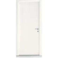 Porta a battente reversibile Sun bianca 80x210 cm
