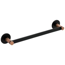 Porta asciugamani Astral nero/rame 45 cm
