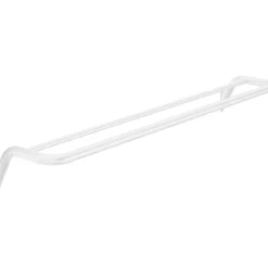 Porta asciugamani doppio da parete Idrostile 616x89 mm Bianco