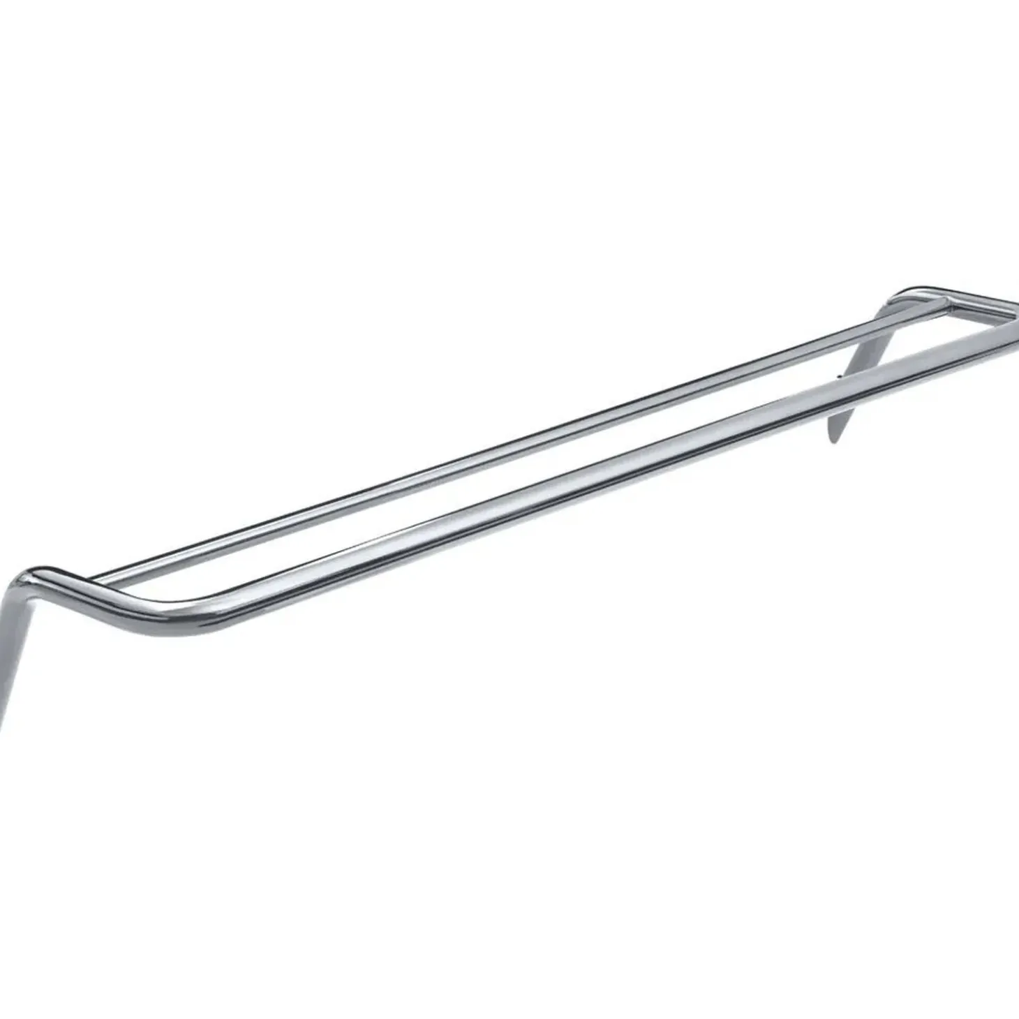 Porta asciugamani doppio da parete Idrostile 616x89 mm Cromo