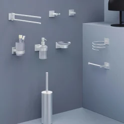 Porta asciugamani Fuji spazzolato 45 cm