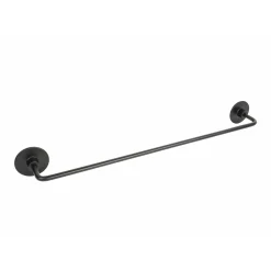 Porta asciugamani Wind nero 40 cm